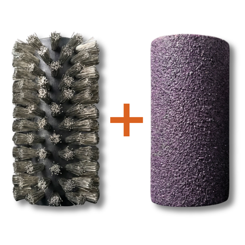 2 GRILL HEAD BRUSHES